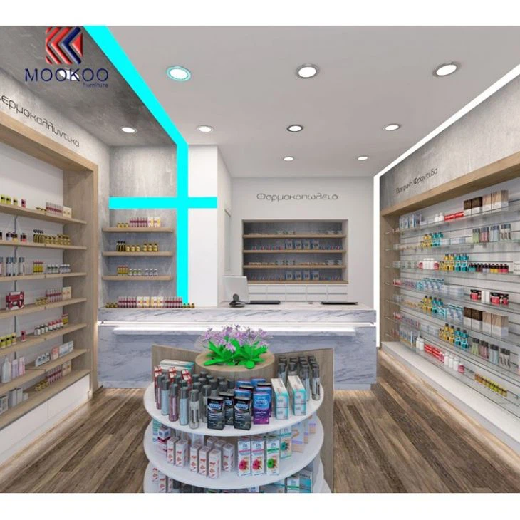 Modern Style Farmacia Shop Design