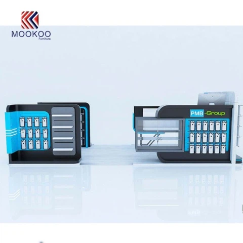 Mobil telefon kiosk displeyi