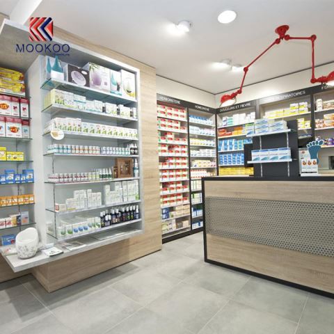 Chakana Farmacia do'konining ichki dizayni