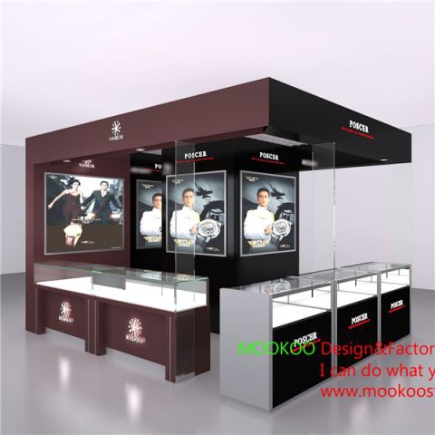 Vitrinali dizayni bilan kioskni tomosha qiling