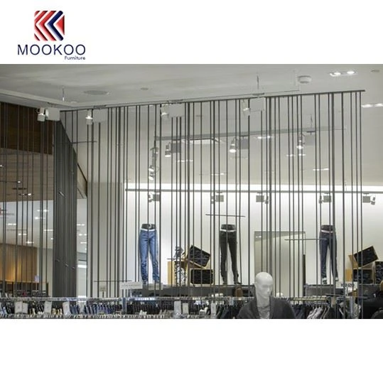 Wall Mounted Clothing Display Rack